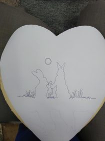 Rabbits Outline